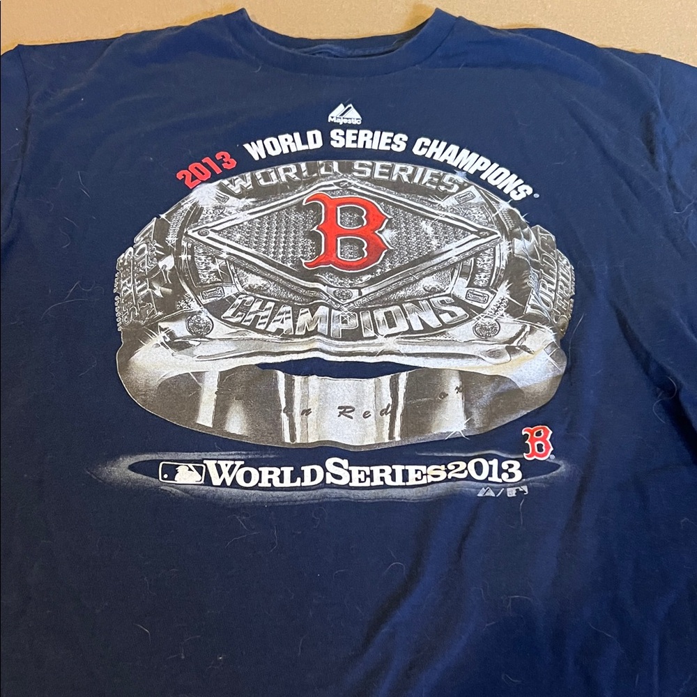 Majestic Navy World Series Graphic Tee